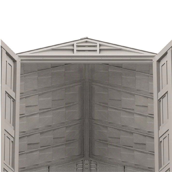 YardMate PLUS 5x8ft Resin Garden Storage Shed - Cosmoplast Qatar