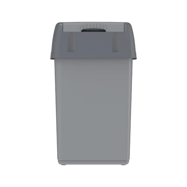 46L Flip-top Waste Bin with Swing Lid - Cosmoplast Qatar