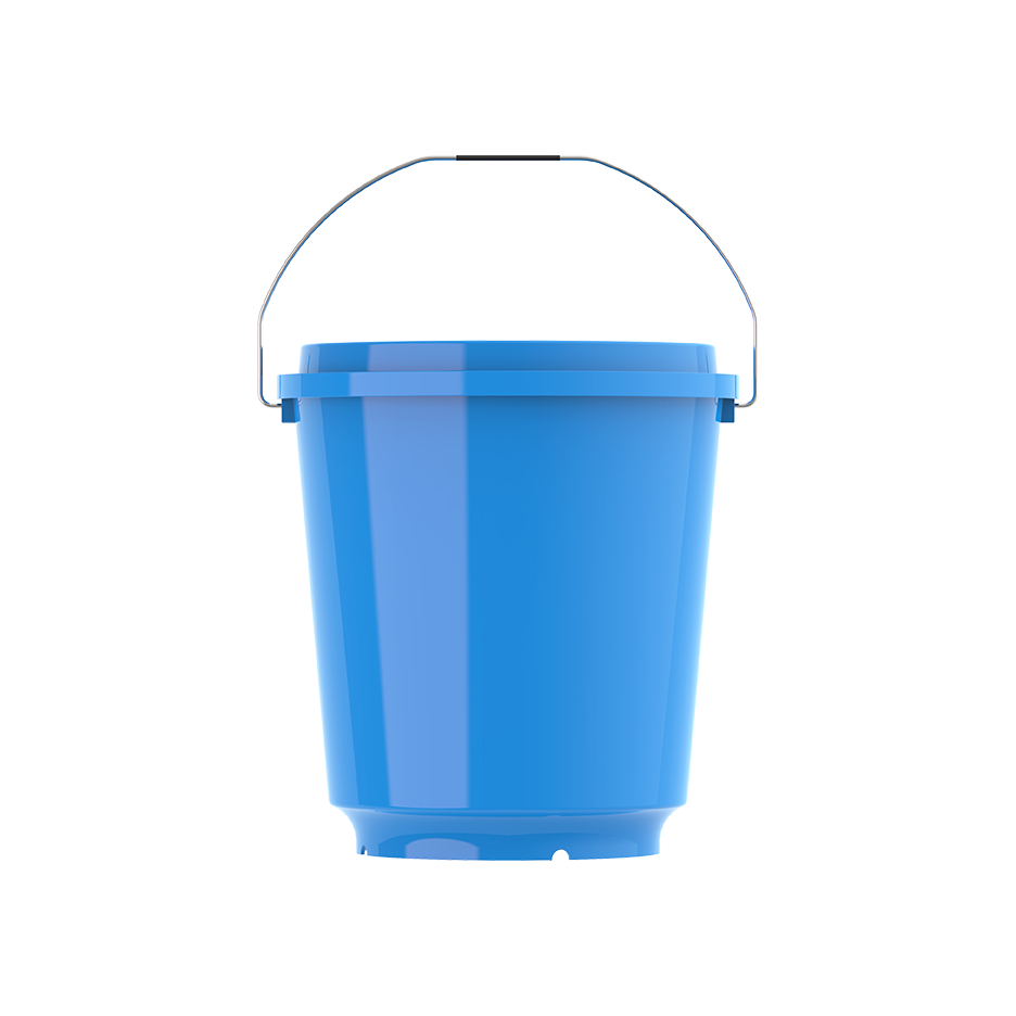 EX 20L Round Plastic Bucket with Steel Handle - Cosmoplast Qatar