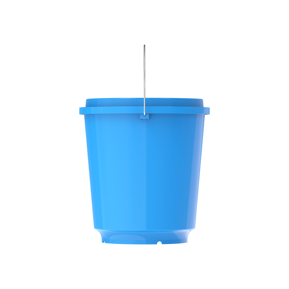 EX 20L Round Plastic Bucket with Steel Handle - Cosmoplast Qatar