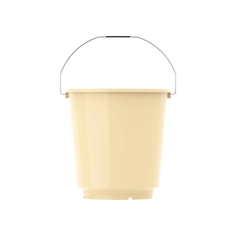 EX 20L Round Plastic Bucket with Steel Handle - Cosmoplast Qatar
