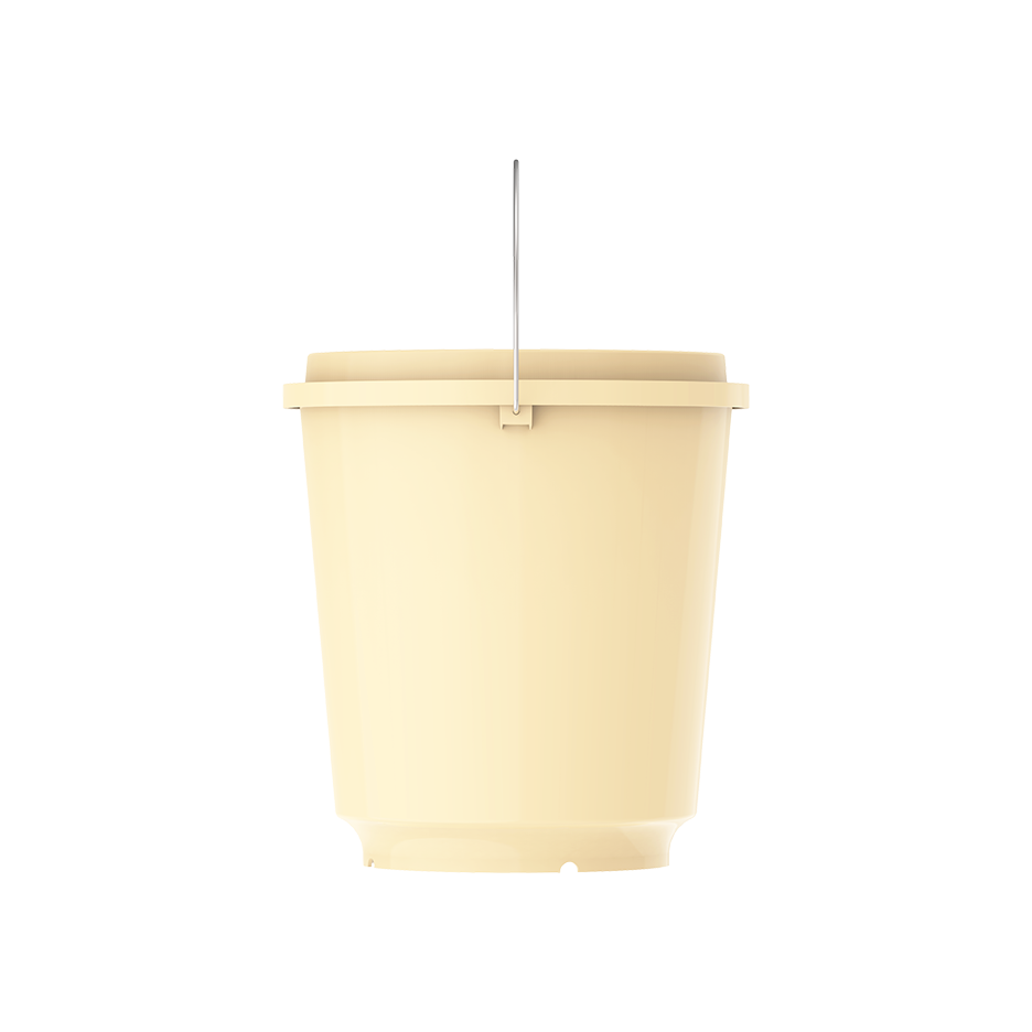 EX 20L Round Plastic Bucket with Steel Handle - Cosmoplast Qatar