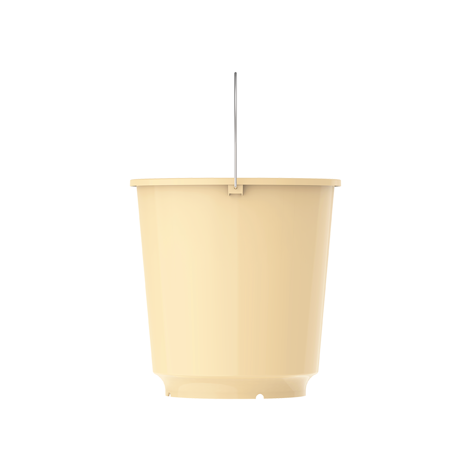 EX 26L Round Plastic Bucket with Steel Handle - Cosmoplast Qatar