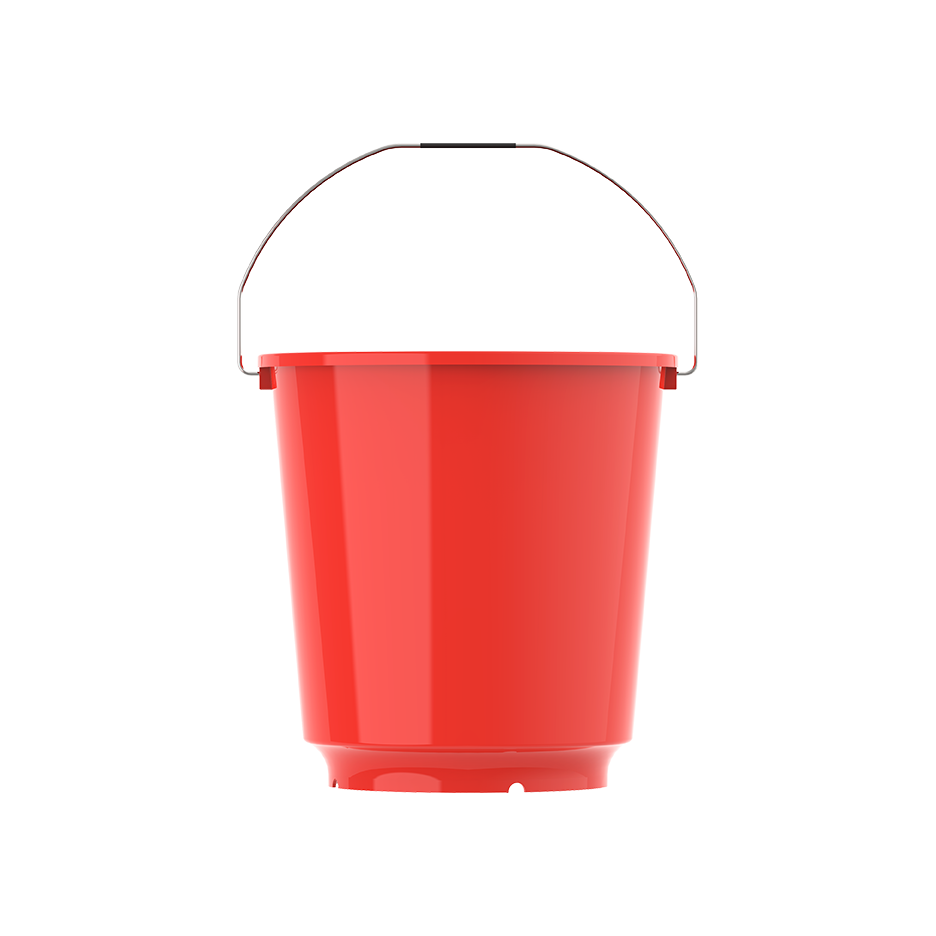 EX 20L Round Plastic Bucket with Steel Handle - Cosmoplast Qatar
