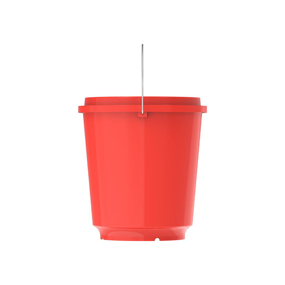 EX 20L Round Plastic Bucket with Steel Handle - Cosmoplast Qatar