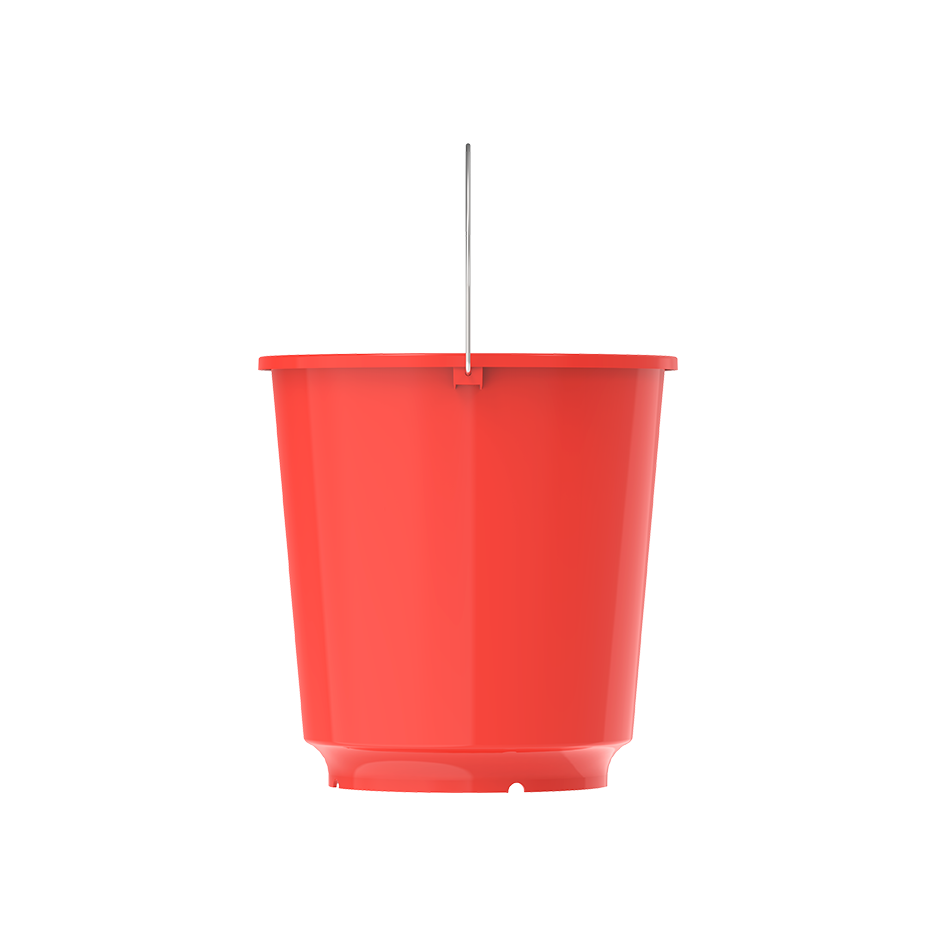 EX 26L Round Plastic Bucket with Steel Handle - Cosmoplast Qatar