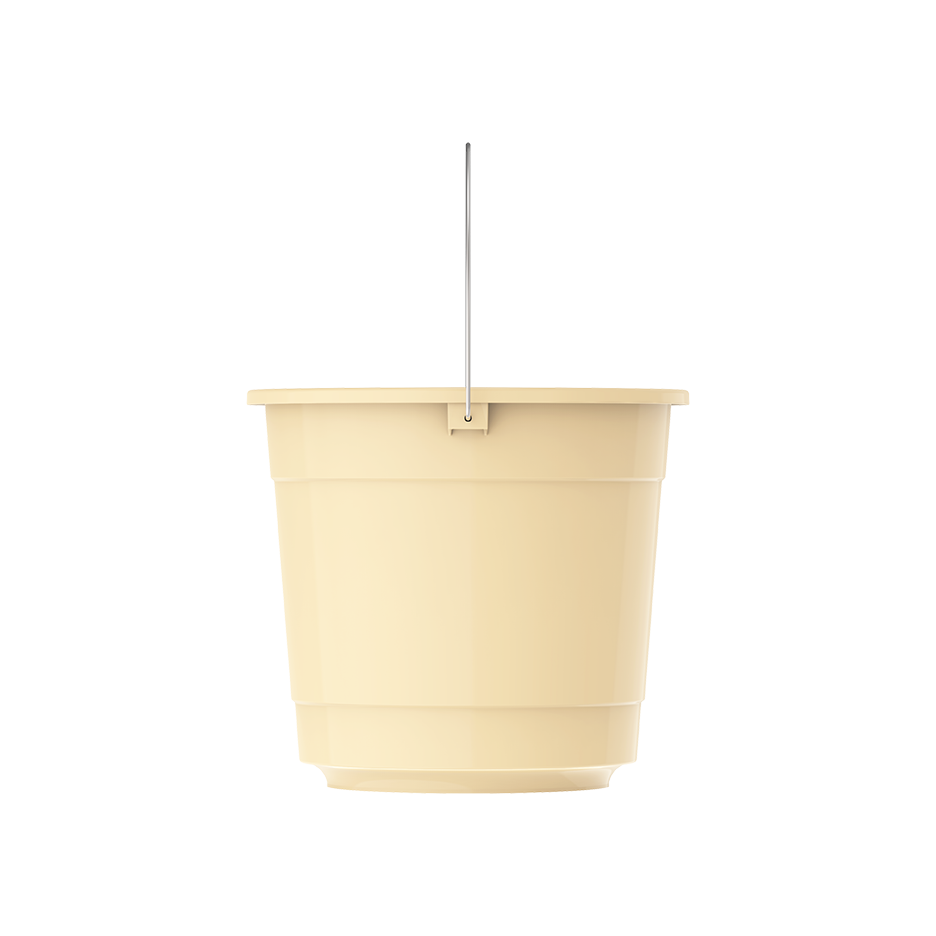 EX 3L Round Plastic Bucket with Steel Handle - Cosmoplast Qatar