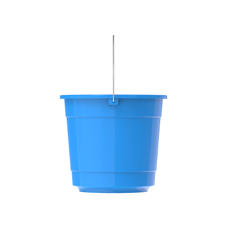 EX 3L Round Plastic Bucket with Steel Handle - Cosmoplast Qatar