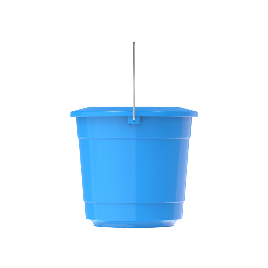 EX 5L ROUND PLASTIC BUCKET WITH STEEL HANDLE - Cosmoplast Qatar