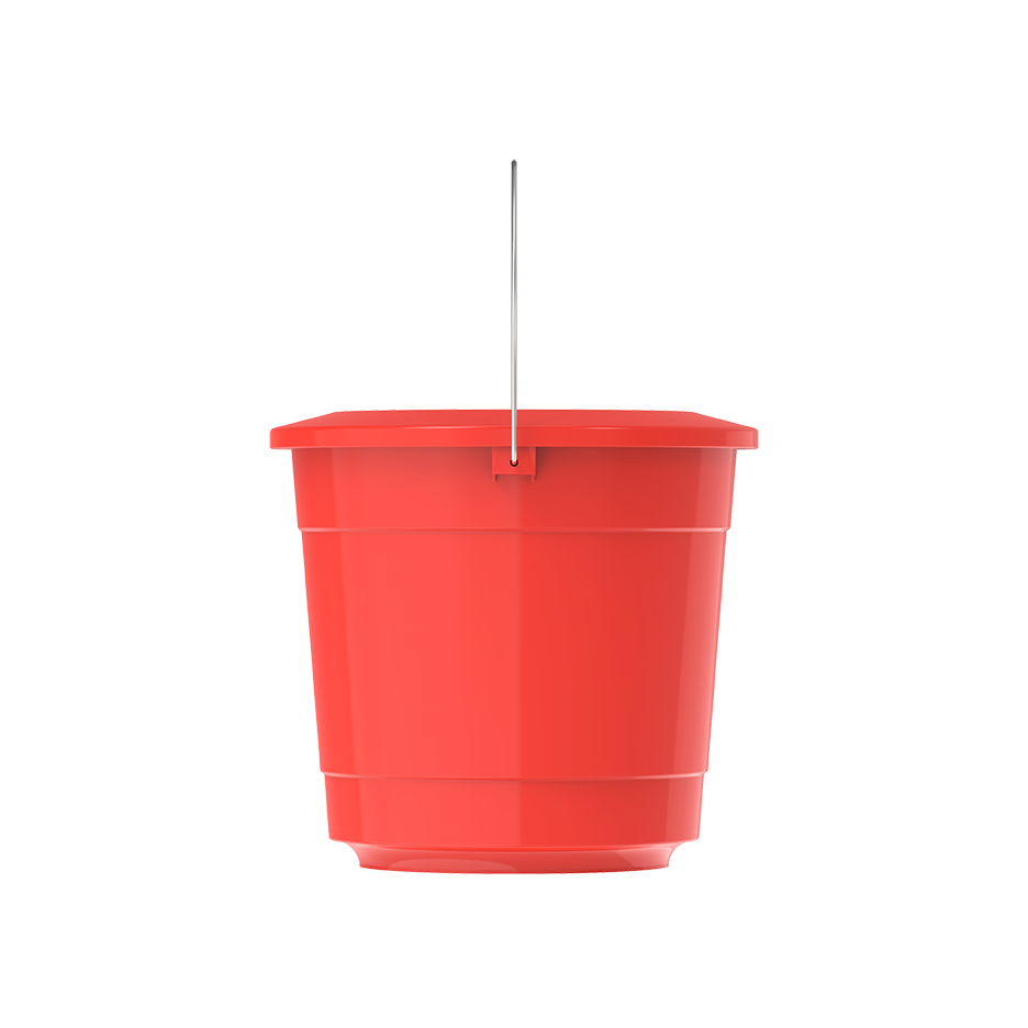 EX 5L ROUND PLASTIC BUCKET WITH STEEL HANDLE - Cosmoplast Qatar