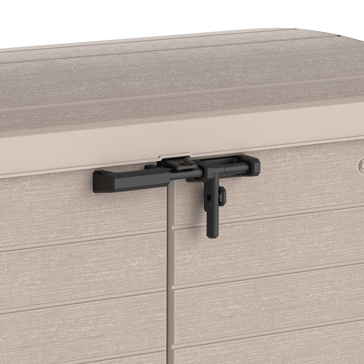 Cedargrain 1200L Small Storage Shed with Arc Lid - Cosmoplast Qatar
