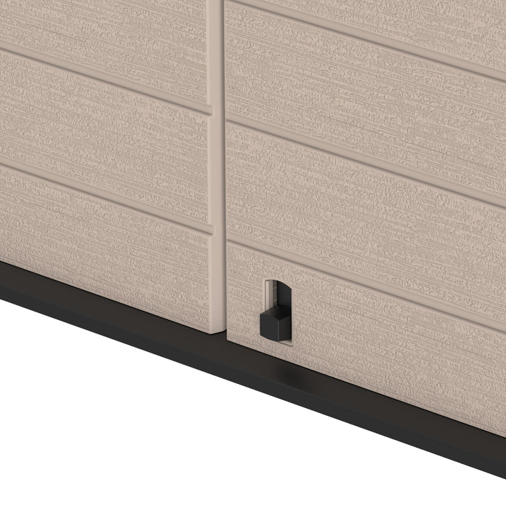 Cedargrain 1200L Small Storage Shed with Arc Lid - Cosmoplast Qatar