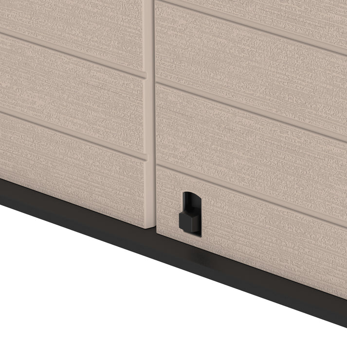 Cedargrain 1200L Small Storage Shed with Flat Lid - Cosmoplast Qatar