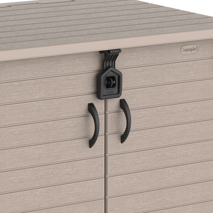 Cedargrain 850L Small Storage Shed - Cosmoplast Qatar