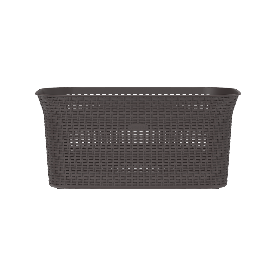 50L Cedarattan Laundry Basket - Cosmoplast Qatar