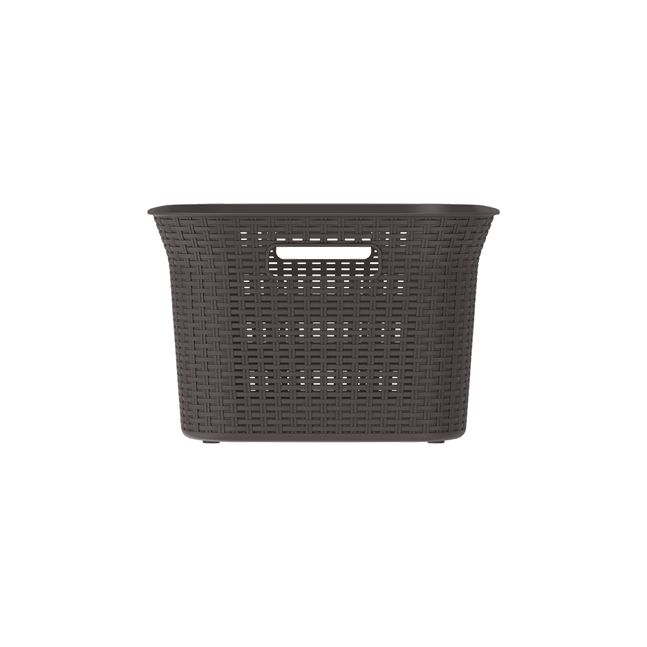 50L Cedarattan Laundry Basket - Cosmoplast Qatar