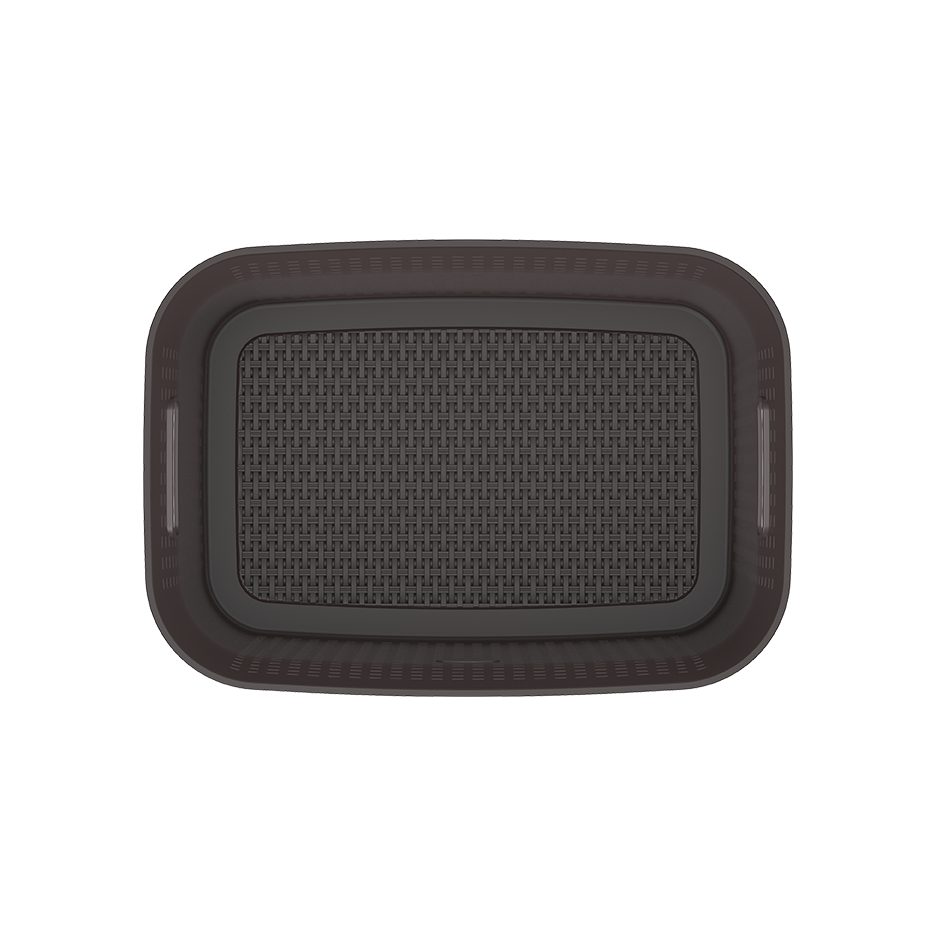 50L Cedarattan Laundry Basket - Cosmoplast Qatar
