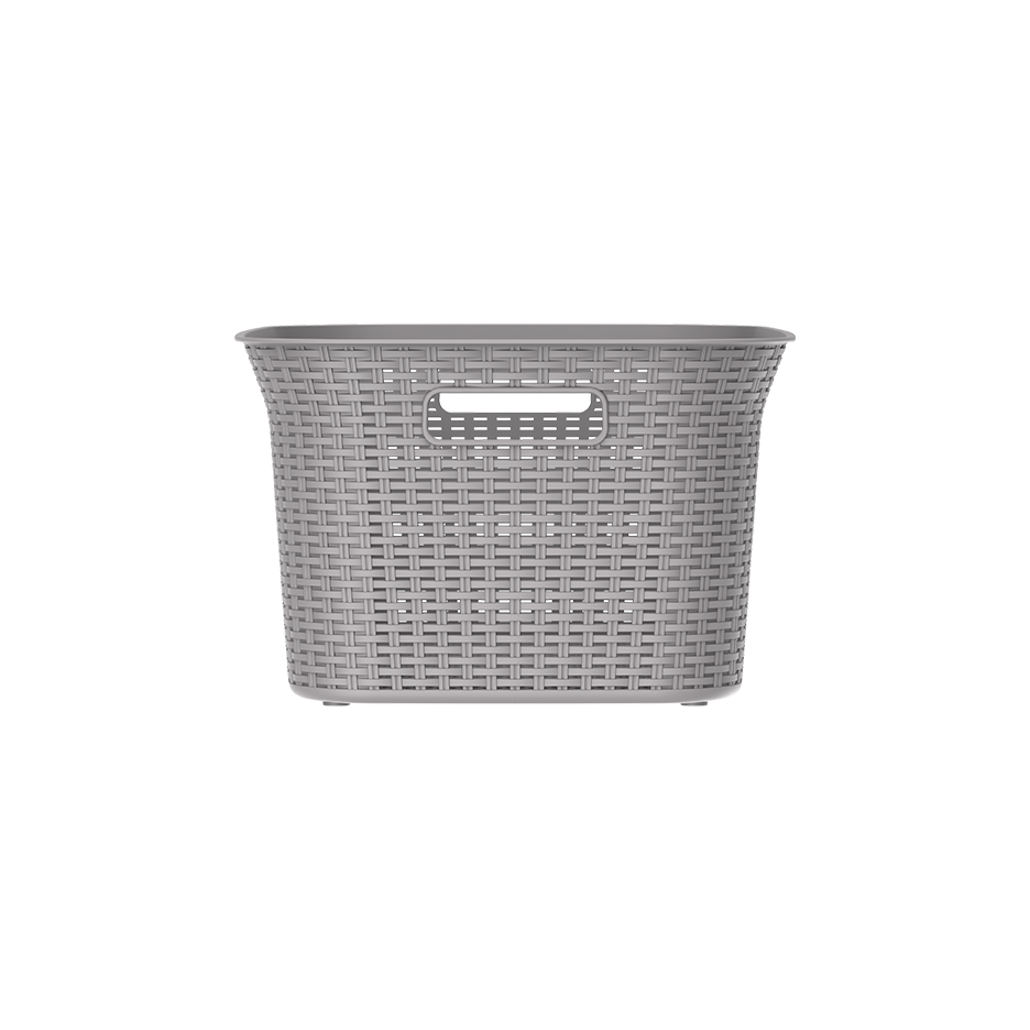 50L Cedarattan Laundry Basket - Cosmoplast Qatar