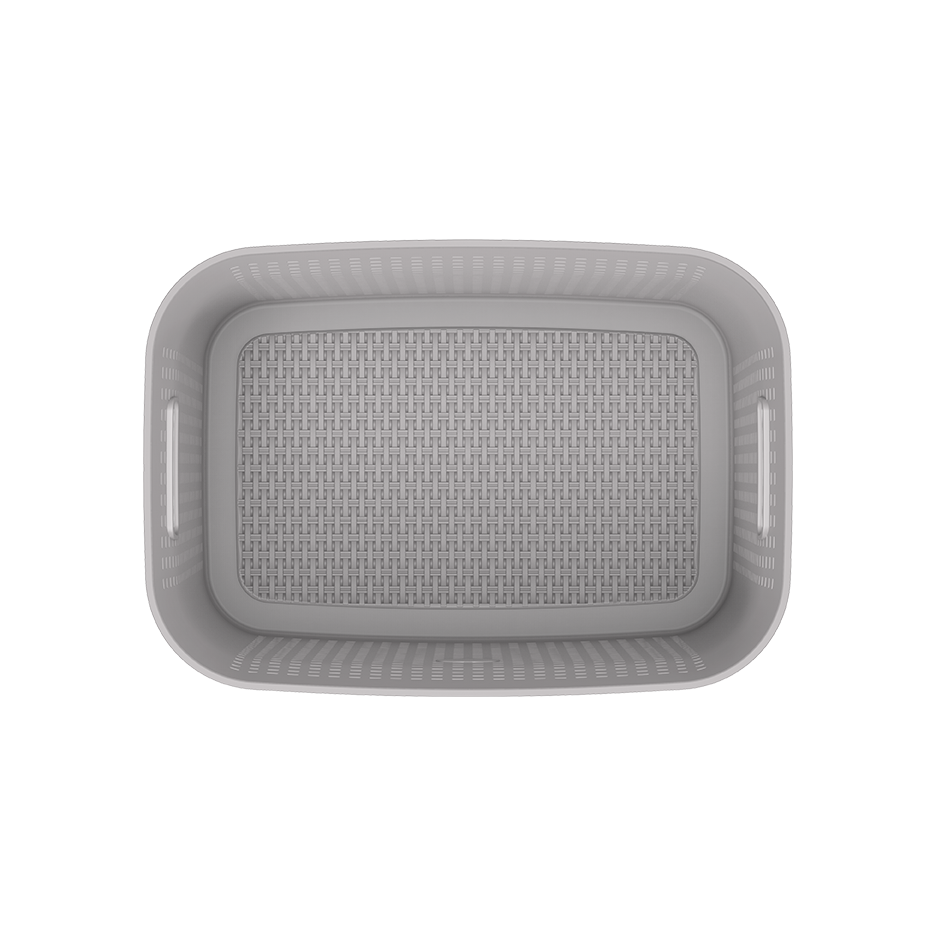 50L Cedarattan Laundry Basket - Cosmoplast Qatar