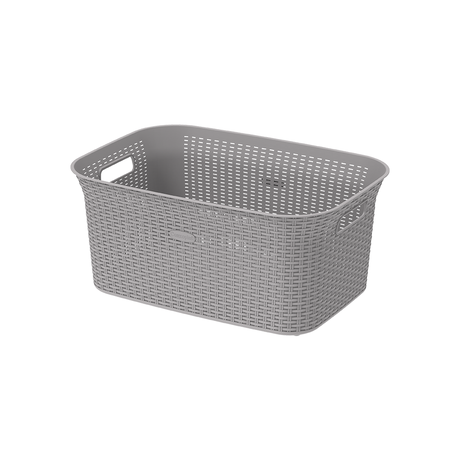 50L Cedarattan Laundry Basket - Cosmoplast Qatar