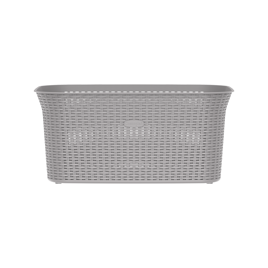 50L Cedarattan Laundry Basket - Cosmoplast Qatar