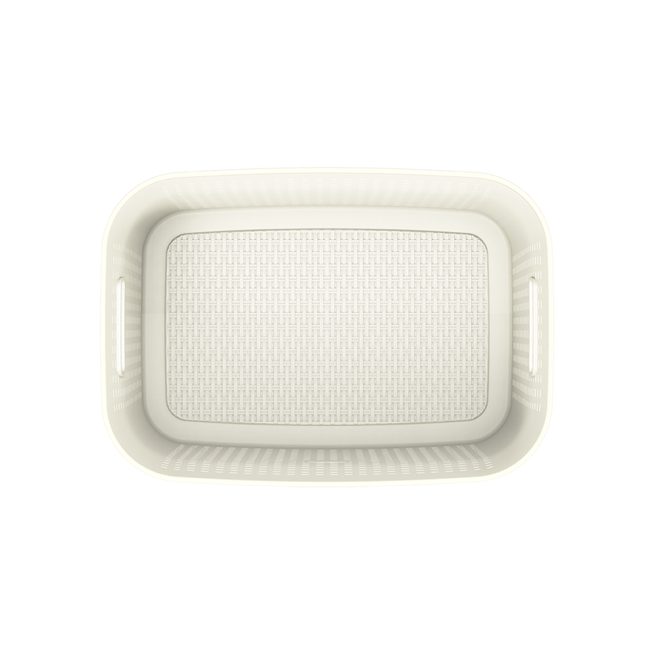 50L Cedarattan Laundry Basket - Cosmoplast Qatar