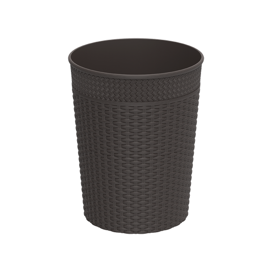 6L Cedarattan Round Waste Basket - Cosmoplast Qatar