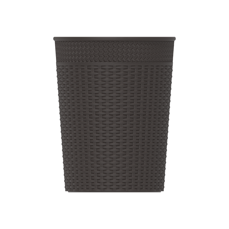 6L Cedarattan Round Waste Basket - Cosmoplast Qatar