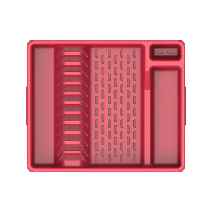 Deluxe Plastic Dish Rack with Drainer - Cosmoplast Qatar