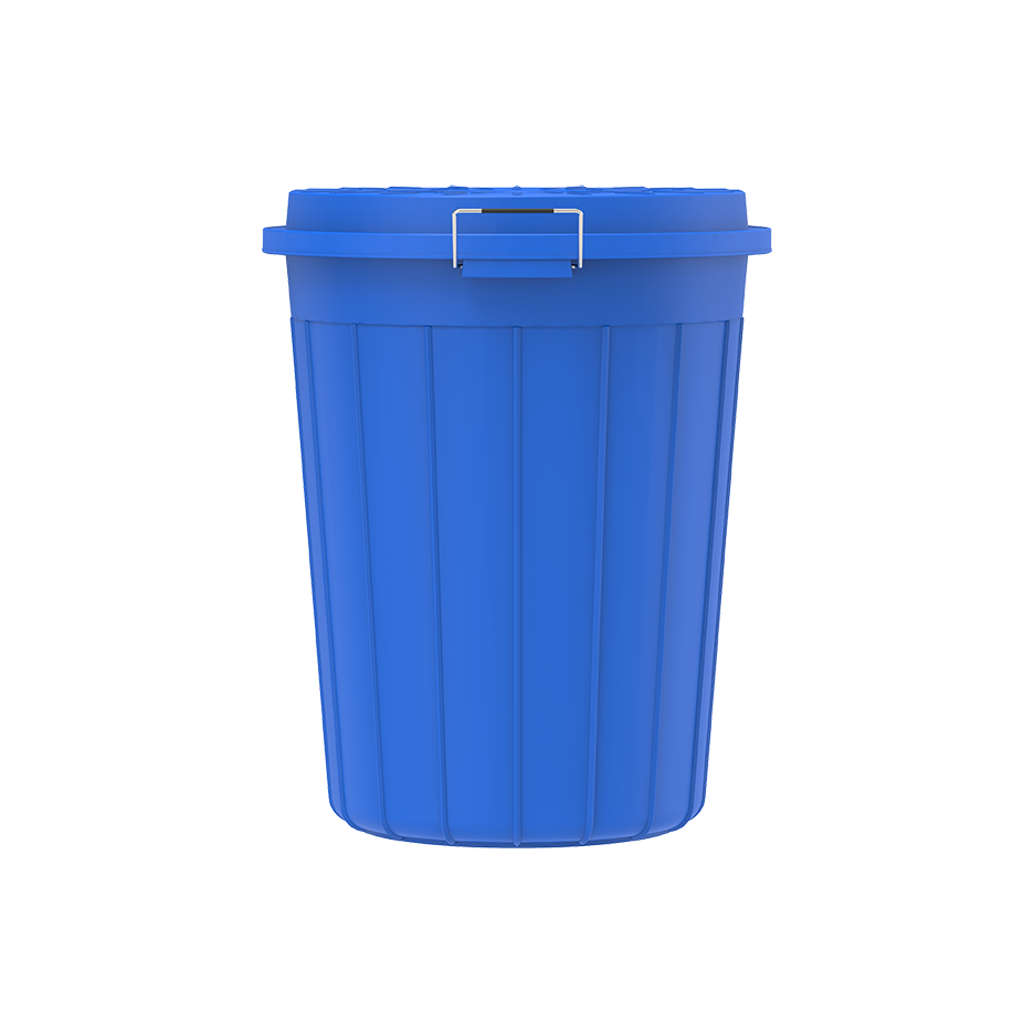125L Round Plastic Drums with Lid - Cosmoplast Qatar