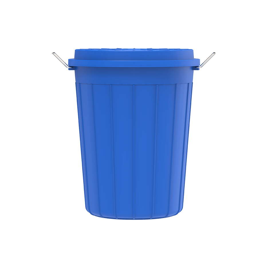 125L Round Plastic Drums with Lid - Cosmoplast Qatar