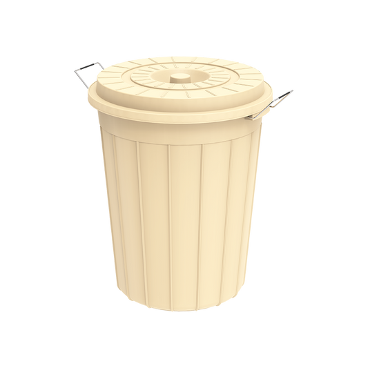 125L Round Plastic Drums with Lid - Cosmoplast Qatar