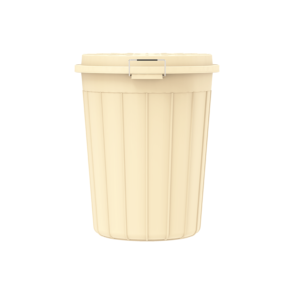 125L Round Plastic Drums with Lid - Cosmoplast Qatar