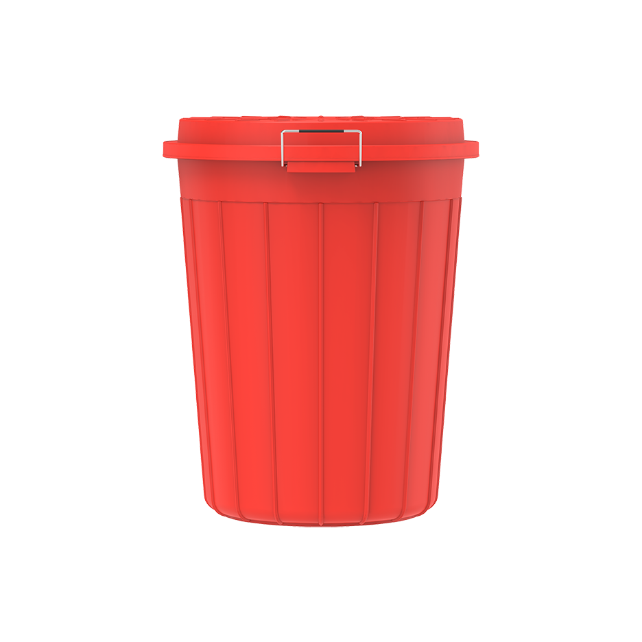 125L Round Plastic Drums with Lid - Cosmoplast Qatar