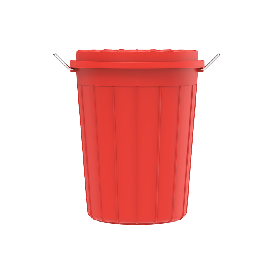 125L Round Plastic Drums with Lid - Cosmoplast Qatar