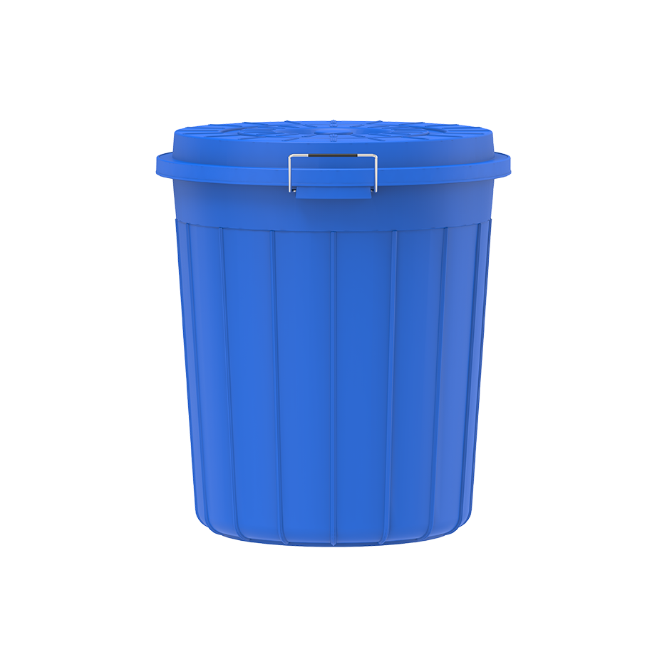 30L Round Plastic Drums with Lid - Cosmoplast Qatar