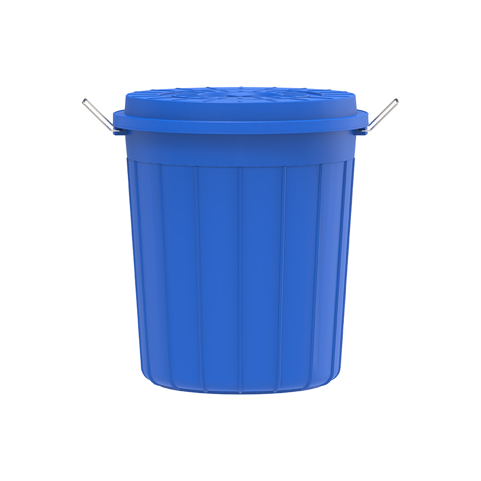 30L Round Plastic Drums with Lid - Cosmoplast Qatar
