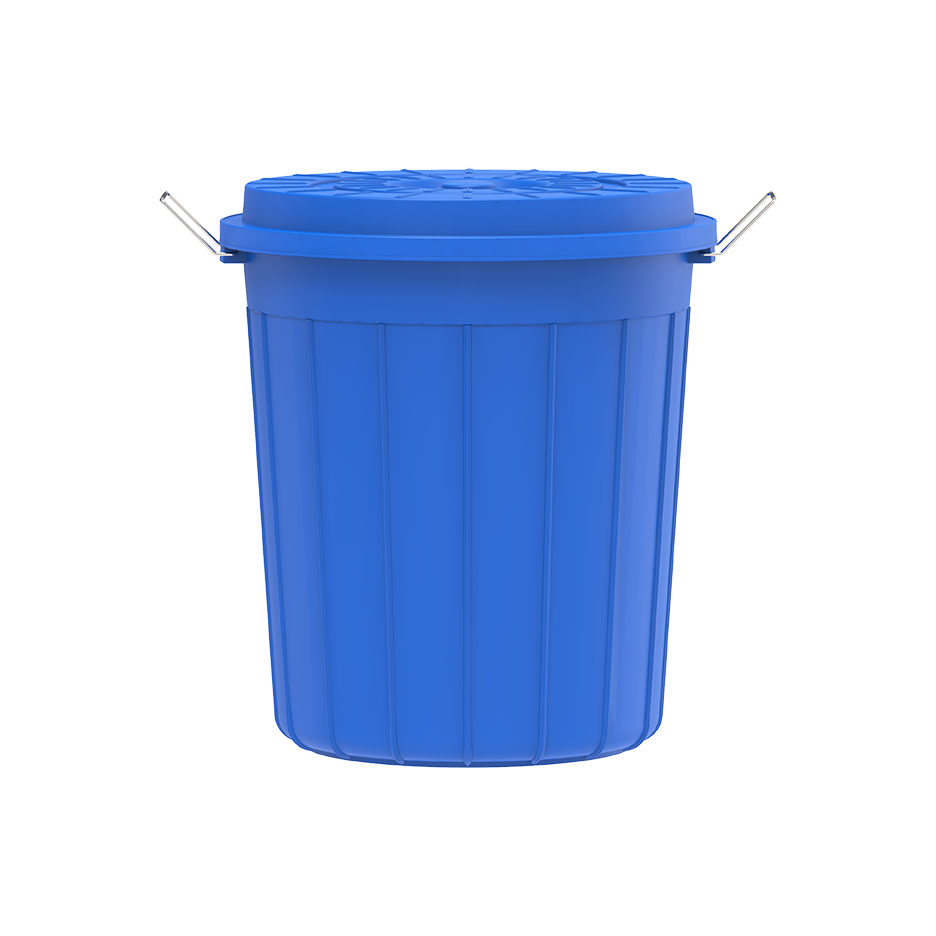 35L Round Plastic Drums with Lid - Cosmoplast Qatar