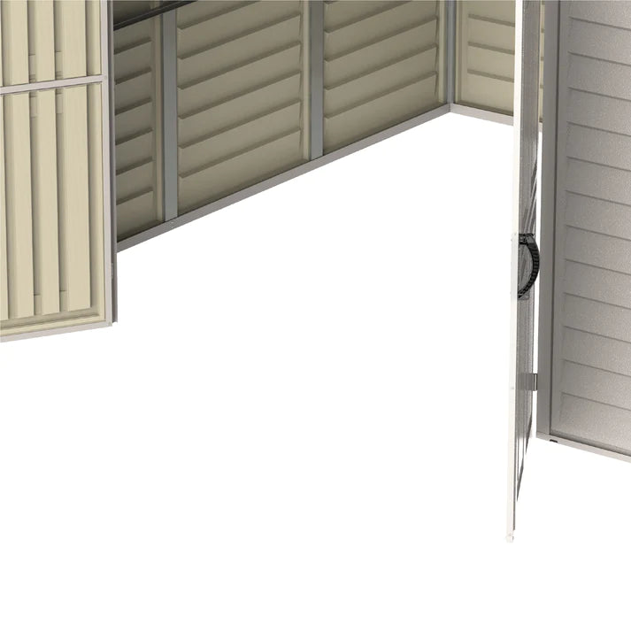 DuraMate 8x8ft Resin Storage Shed - Cosmoplast Qatar