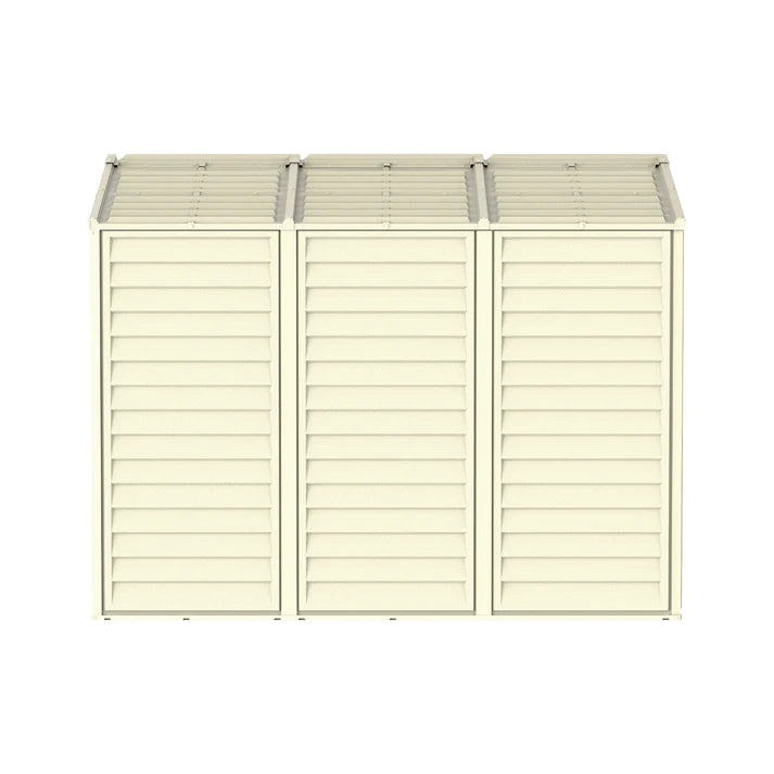 DuraMate 8x8ft Resin Storage Shed - Cosmoplast Qatar