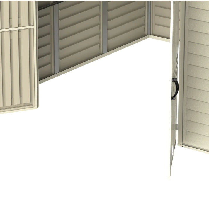 DuraMate 8x8ft Resin Storage Shed - Cosmoplast Qatar