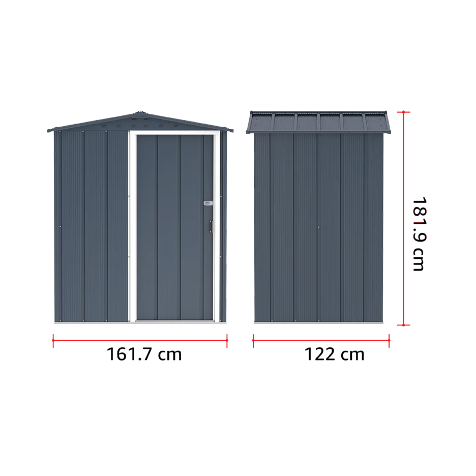 ECO 5x4ft Metal Storage Shed