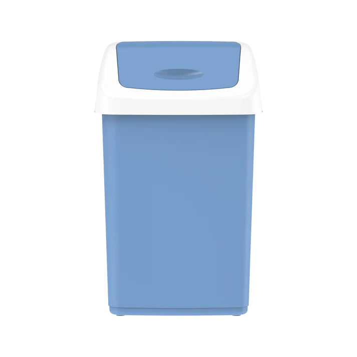 46L Flip-top Waste Bin with Swing Lid - Cosmoplast Qatar