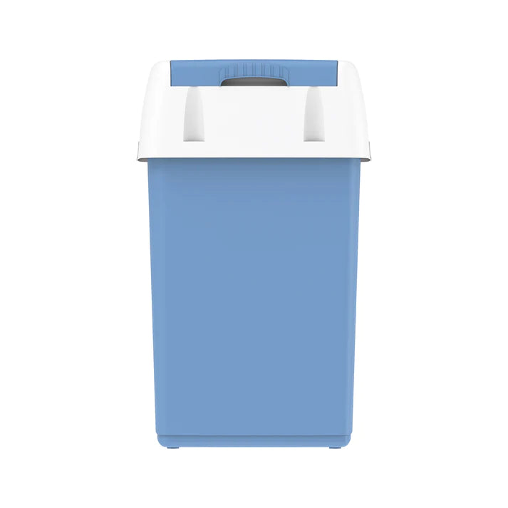 46L Flip-top Waste Bin with Swing Lid - Cosmoplast Qatar