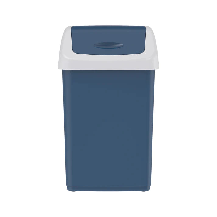 46L Flip-top Waste Bin with Swing Lid - Cosmoplast Qatar