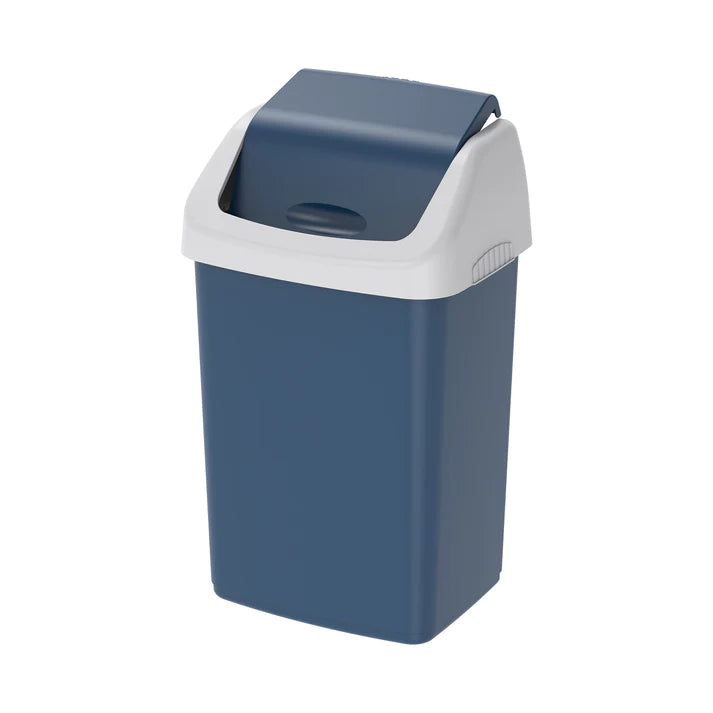 20L Flip-top Waste Bin with Swing Lid - Cosmoplast Qatar