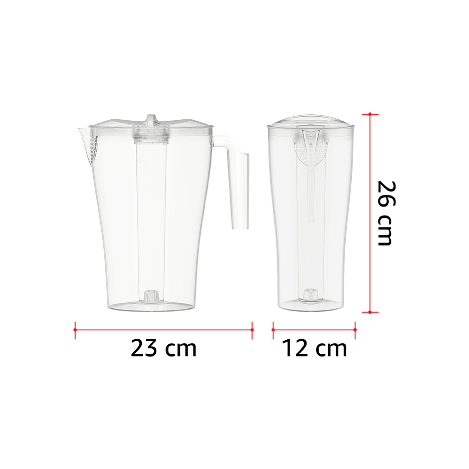 2.5L Water Jug with Ice Holder - Cosmoplast Qatar