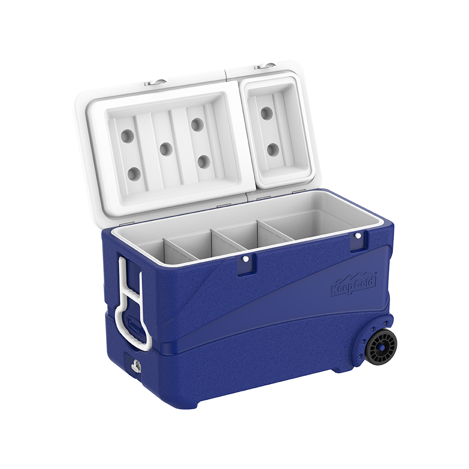 102L KeepCold Deluxe Icebox with Wheels - Cosmoplast Qatar