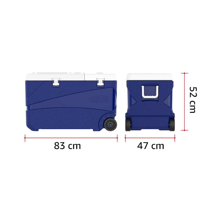 102L KeepCold Deluxe Icebox with Wheels - Cosmoplast Qatar