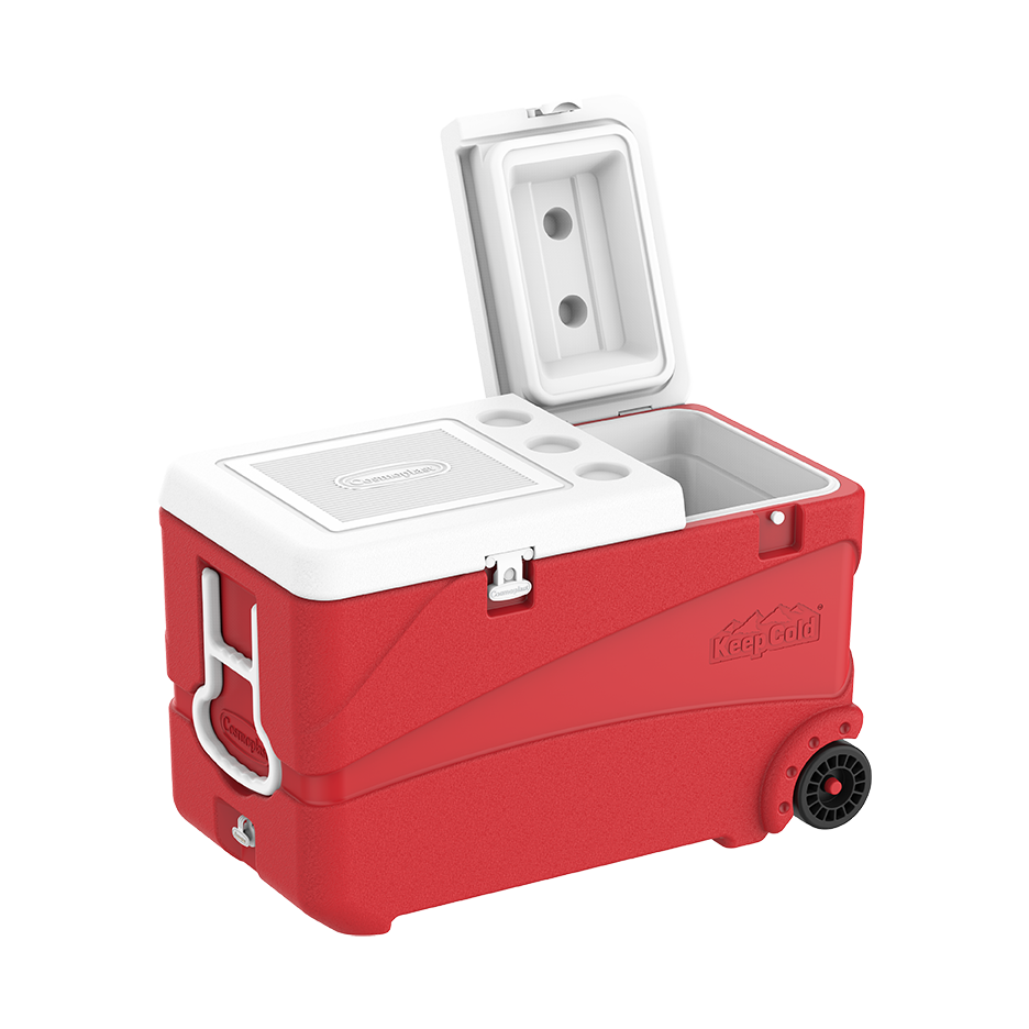 102L KeepCold Deluxe Icebox with Wheels - Cosmoplast Qatar